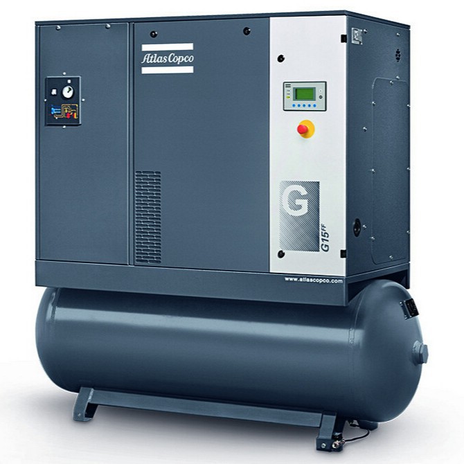 阿特拉斯空压机G15FFTM  15kw2.3立方流量内置冷干机一体式压缩机