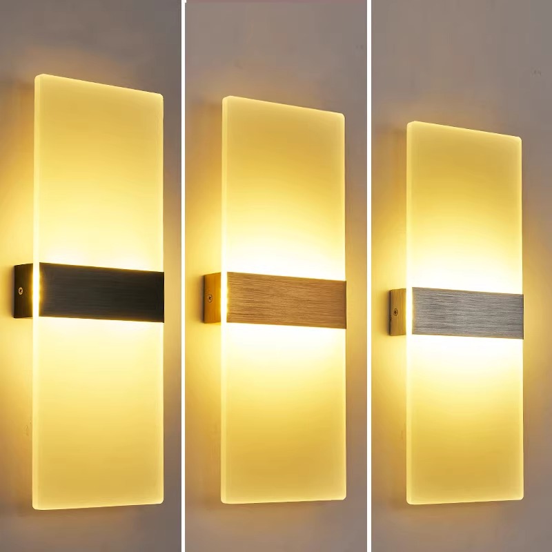 Lámpara de pared recargable Lámpara de noche de dormitorio Lámpara de pared de pasillo de escalera creativa de hotel Lámpara de pared led de sala de estar minimalista moderna