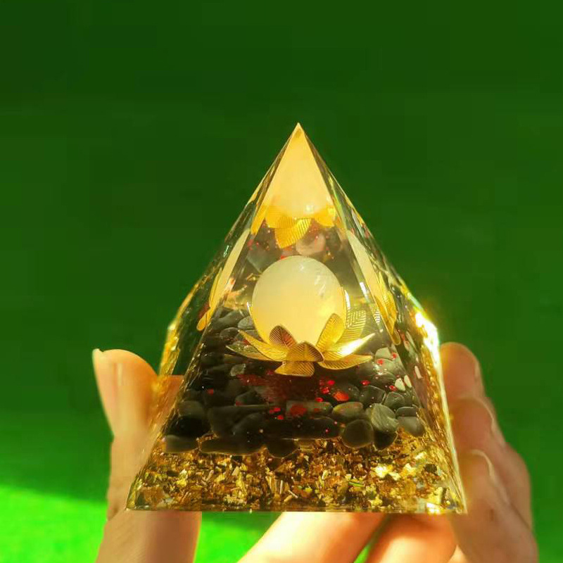 粉水晶球大叶莲花003