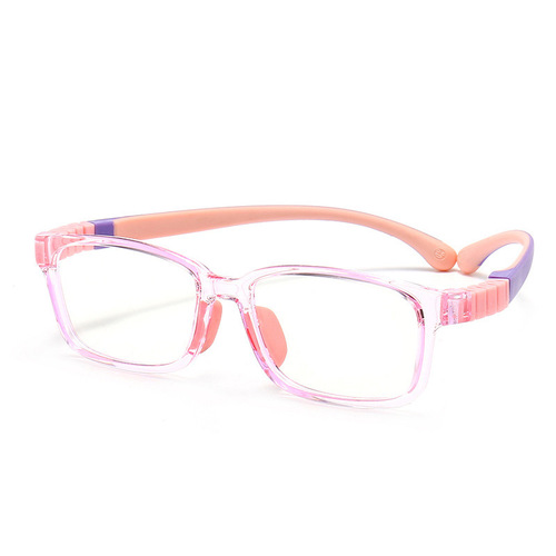 TRD24新款儿童眼镜防蓝光近视双色硅胶近视框架男女小学生童镜框