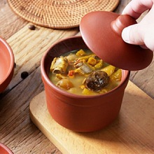 炖盅批发创意紫砂隔水家用炖罐内胆蒸汤盅燕窝补品鱼翅甜品小代发
