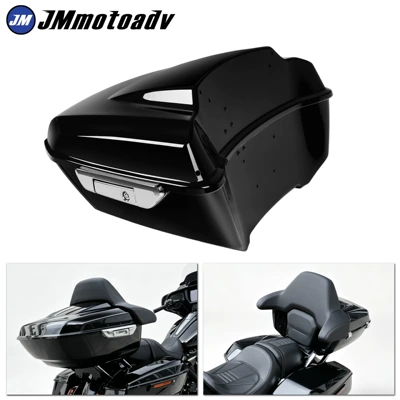 Motorcycle trunk and CVO models; aftermarket rear luggage rack