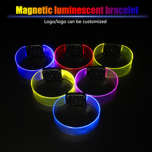 Luminous Bracelet Prom Party Support Led Magnetic Ring Belt Annual Party Concert Cool Colorful Luminous Bracelet