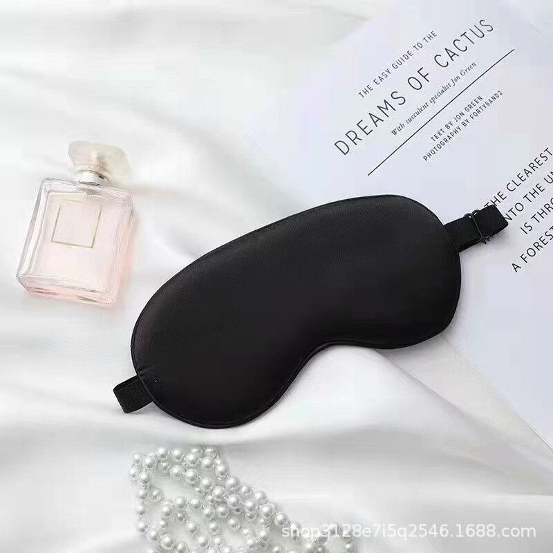睡眠用模造シルクアイマスク、遮光、夏の目の疲れを和らげる、男性と女性のための温冷二重湿布睡眠禁欲アイマスク|undefined