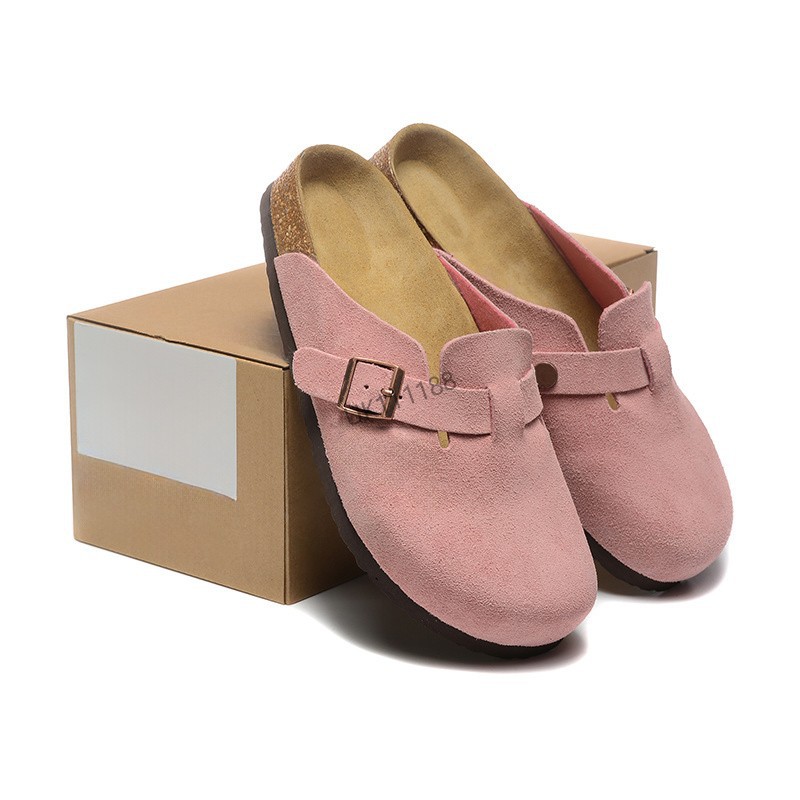 Cork Slippers for Women in Autumn and Winter, Comfortable Toe-Toe Slippers, Birkenstock Shoes, Women's Slippers