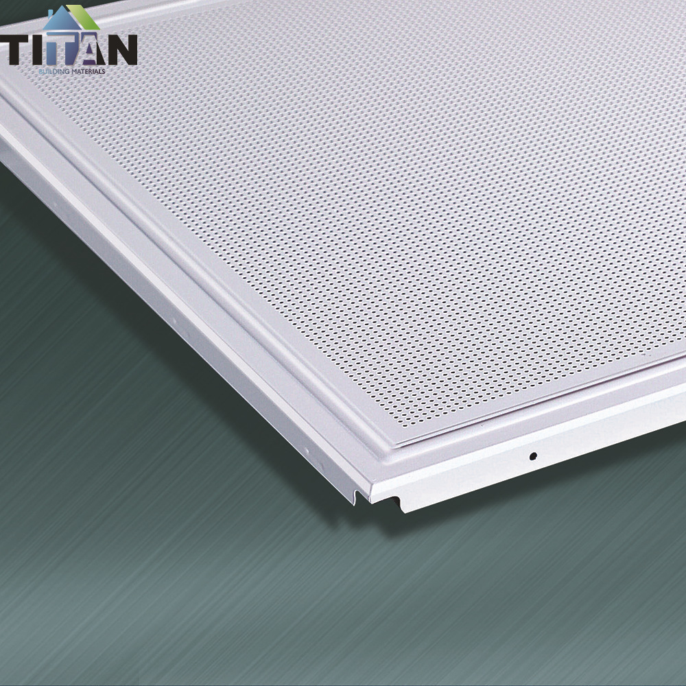 Ingeniería de comercio exterior techo de aluminio perforado integrado 30x120 placa grande fabricante de refuerzo de aluminio blanco puro