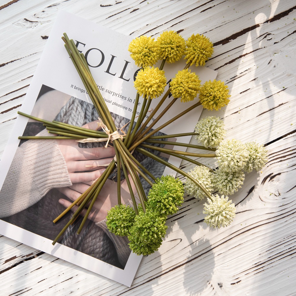 泡沫果綠植物仿真花廠家假花批發婚慶裝飾工藝品INS風跨境MW25590