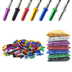Bicycle gear brake line core cap, aluminum anode colorful gorgeous, road bike line pipe end cap