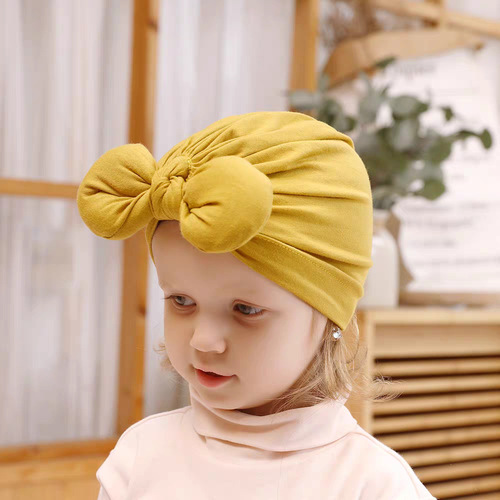 Infant Hat Spring and Autumn Style for Girls Baby Cap Newborn Infant Fontanelle Hat Autumn and Winter Protection for Fontanelle One Month