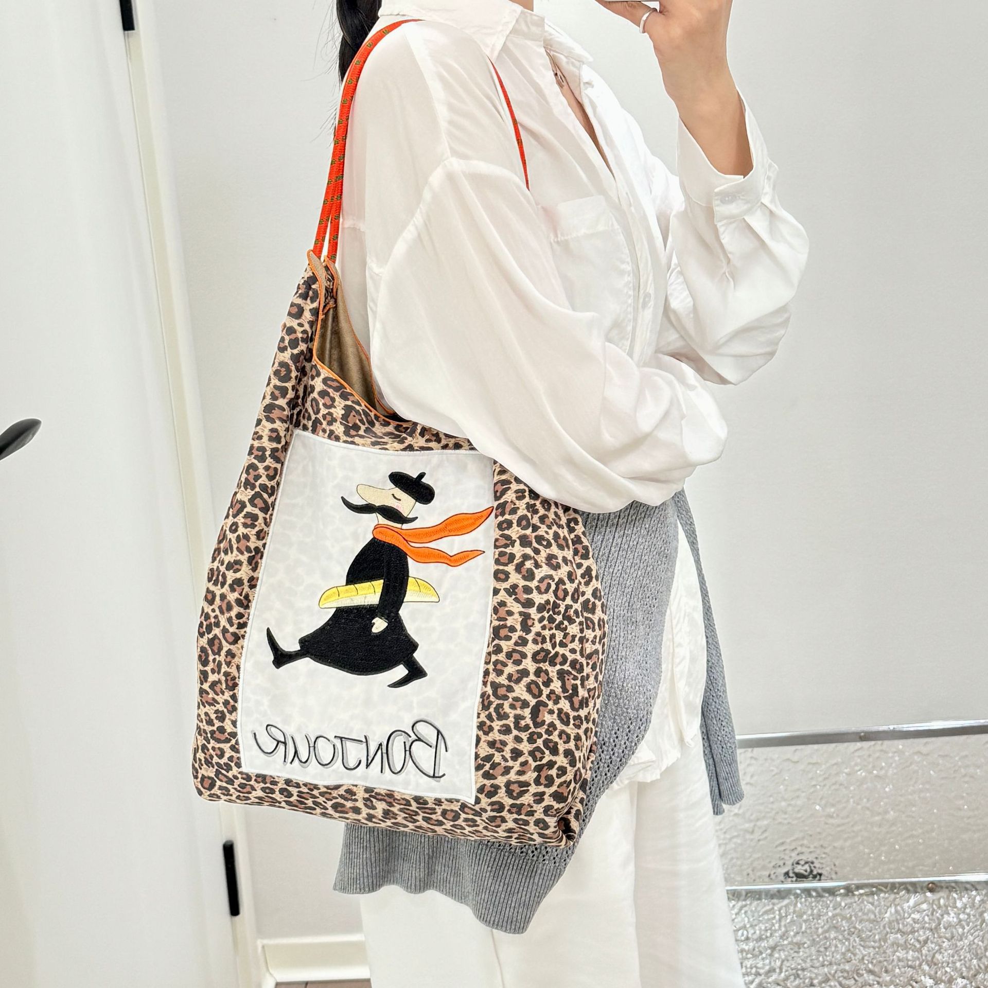 Leopard print Jewish medium size