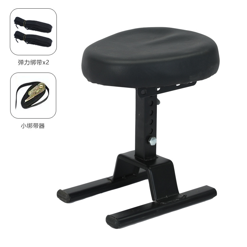 All black 010 single seat + adjustable + small strap device