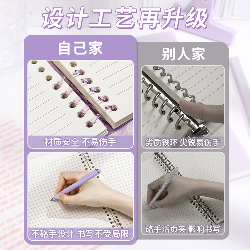 Removable notebook, laptop, tear-off sheet, for secondary school