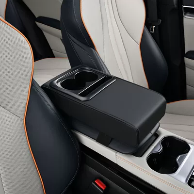 Cross-Border Automotive Accessories Armrest Box Heightening Pad Central Armrest Elbow Support Pad Cup Holder Storage Box Cross-Border Hot Sale (Armrest box pad) - black