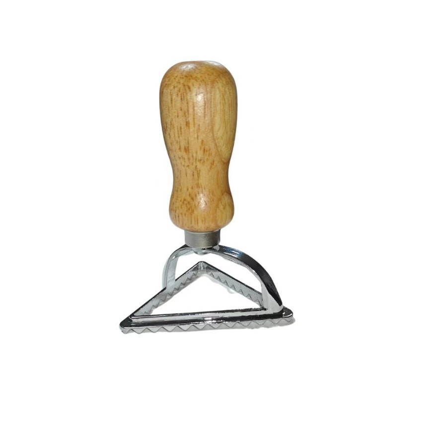 Inventario transfronterizo flor de borde triangular molde de pastel molde de horneado molde de galletas molde de galletas molde de galletas de aleación de zinc