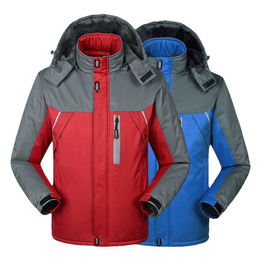 Фабричная, самостоятельно продаваемая Мужская штурмовая утепленная куртка средней длины с флисовой подкладкой, водонепроницаемая уличная холодостойкая куртка с хлопковой подкладкой, Amazon