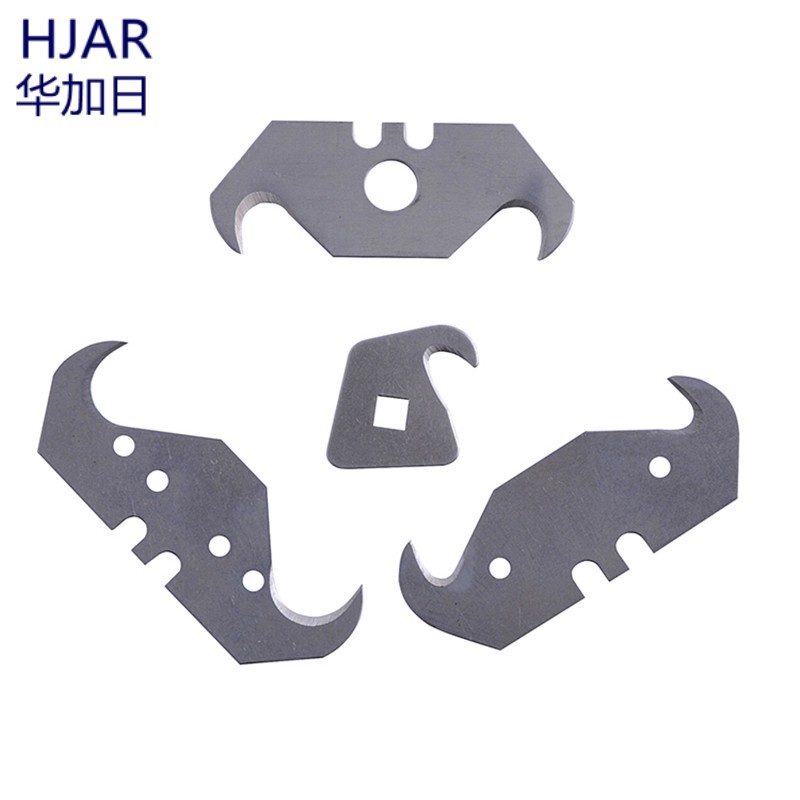 SK5单孔牛角刀片  弯钩替换牛角刀片 勾刀刀片 PVC地板羊角刀片