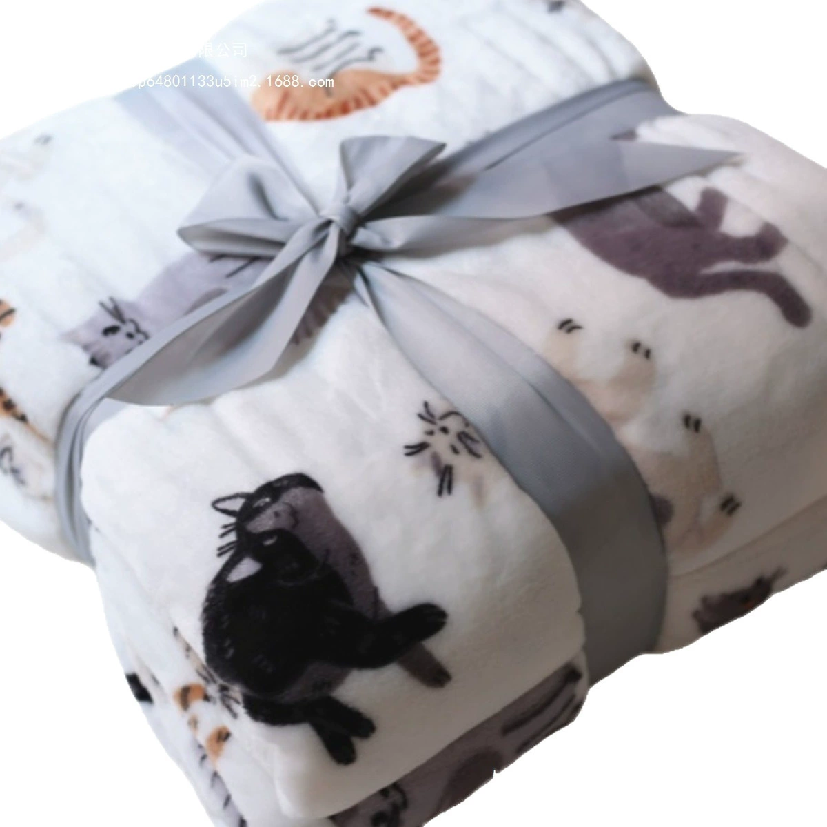Flannel duvet, sofa, sheet for sleep, cat
