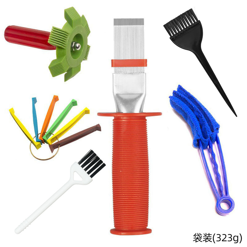 芸貝のフィンはエアコンのステンレスのブラシのフィンを使って凝縮器を整理してラジエーターをきれいにしてほこりのツールをきれいにします。|undefined