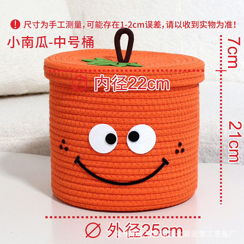 Warm pumpkin treasure—medium bucket