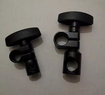 钢制 360度旋转可调角度十字夹管夹支柱圆棒固定夹调节表杆连接头