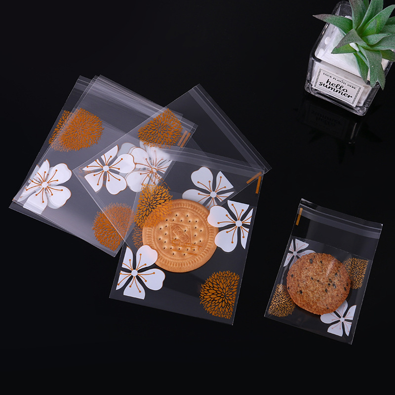 メーカー直髪菓子自封透明包装袋ビスケット雪花ショートニング月餅キャンディー粘間食卸売り|undefined