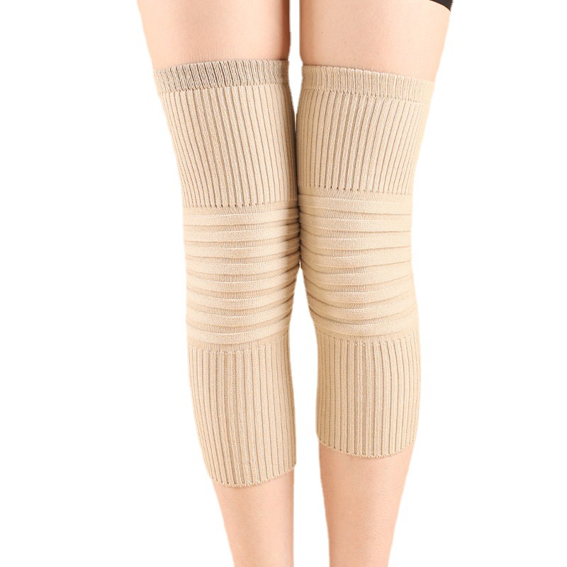 Otoño e invierno lana rótula cubierta conjunto de una sola pieza de Cachemira de entrega caliente viejo frío piernas hombres y mujeres pintura conjunta engrosada a prueba de frío