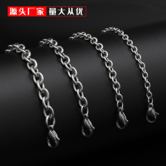 304 ステンレス鋼ラウンド O 字型チェーンネックレスガレージ吊りチェーンアクリル看板吊りチェーンタグチェーン人格