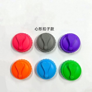 Cross-border Hot-selling Beer and Cola Can Fresh-keeping Lid Food-grade Colorful Silicone Lid Leak-proof Sealing Lid