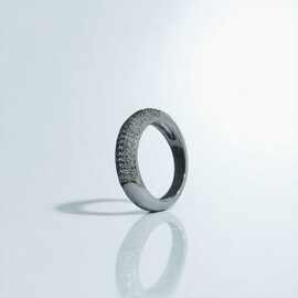 复古白铜戒指情侣锆钻指环百搭时尚简约质感钻石戒指