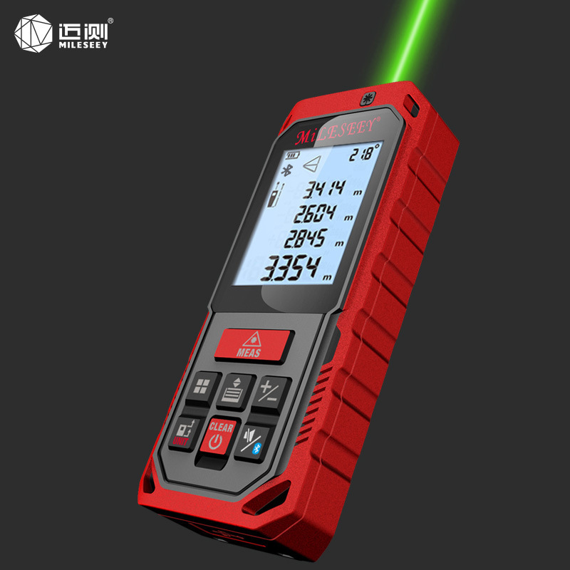 迈测S2绿光高精度测距仪 红外线测量尺激光电子量房一键出cad