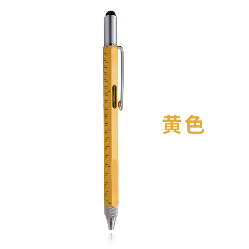 Fuente de carga estable todo el nivel metálico condensador longitud tactile destornillador lápiz de bola LOGO grabado por láser