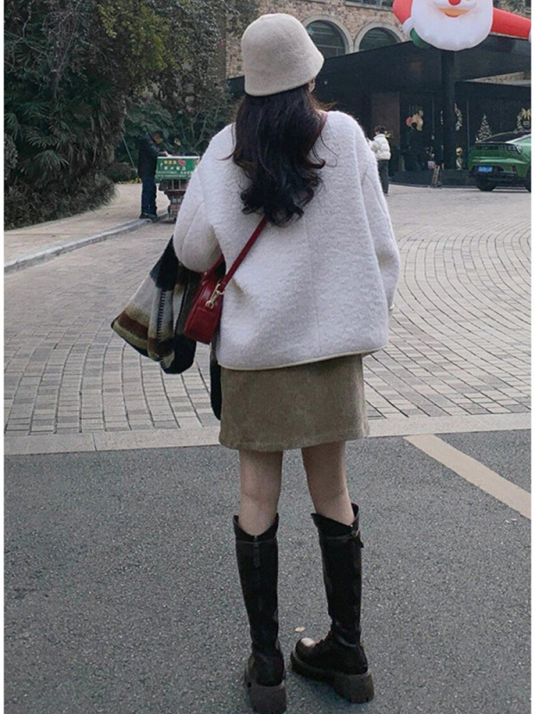 法式无袖背心丝绒连衣裙女秋冬复古甜美小个子显瘦独特A字短裙子|undefined