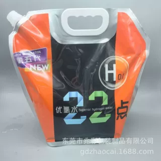 定制5升8升10升富氢水铝箔吸嘴袋 果汁饮料自立吸嘴袋厂家