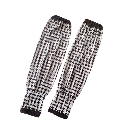 Houndstooth ice sleeves for women ins Internet celebrity ice sleeves sun protection sleeves for students new breathable anti-UV arm sleeves for women