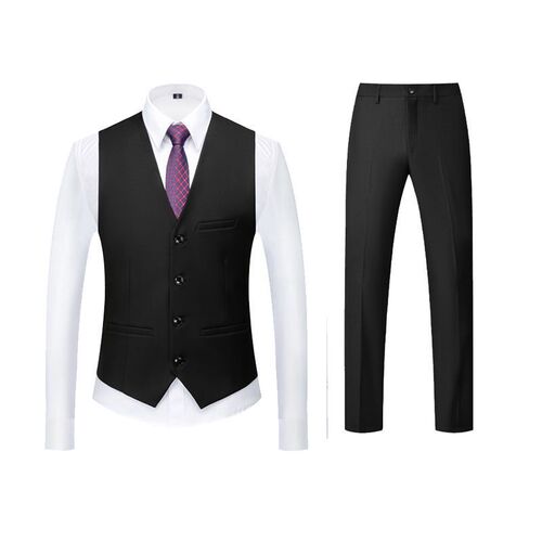 Suit vest men billiard vest hotel KTV billiards bar workwear groom best man suit brother suit set
