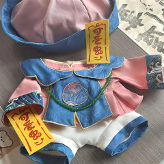 可爱鬼40cm坐姿棉花娃娃的衣服古风40厘米娃衣无属性玩偶公仔替换
