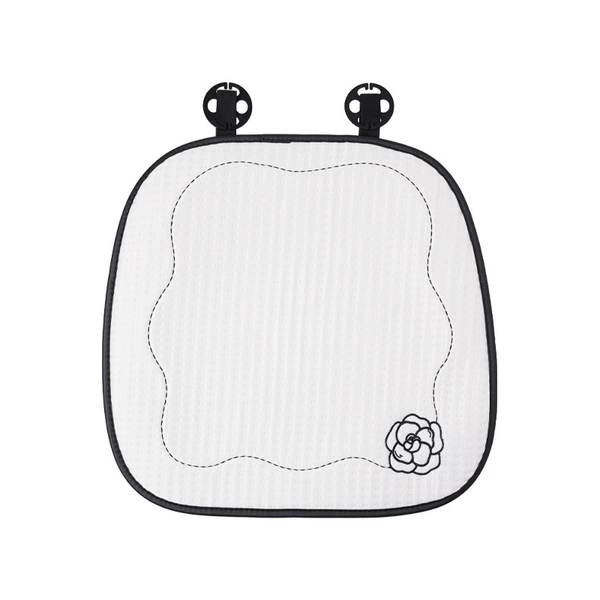 Silk white pillow