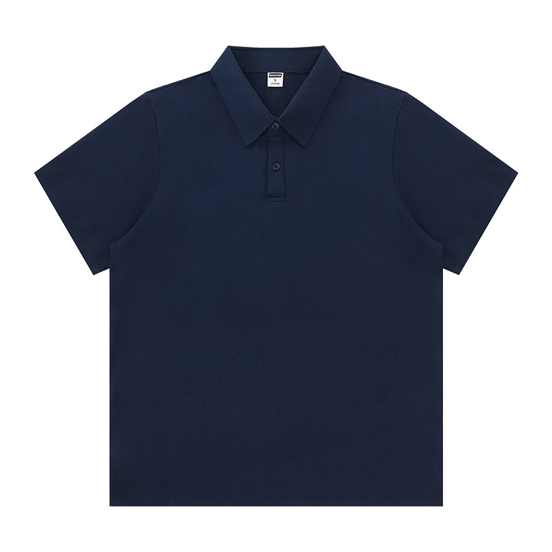 7A antibacteriano cuatro cierre Solona marca de moda con solapa de manga corta polo ropa de trabajo camisa cultural ropa personalizada