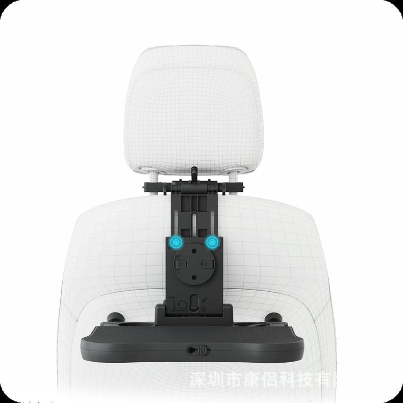 Car-Mounted Small Table Board, Foldable Dining Table for the Back Seat of the Car, a Convenient Tool for Eating in the Car, Small Table Board for the Rear Seat of the Vehicle