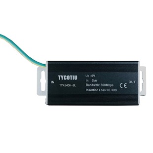Ethernet Lightning Arrester Signal Computer Data Surge Protector Rj45 Network Lightning Arrester Lightning Protection Device