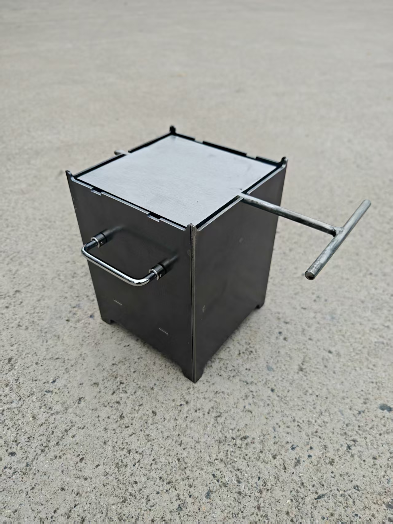 加厚家庭版木炭款翻板烧饼炉小型转板打饼炉具多用煮茶烧水小火炉