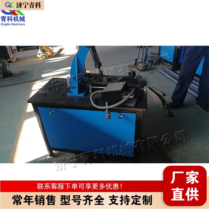 圆钢方钢管材搓卷弯花机铁艺自动滚卷机金属扁铁方钢圆管打卷机