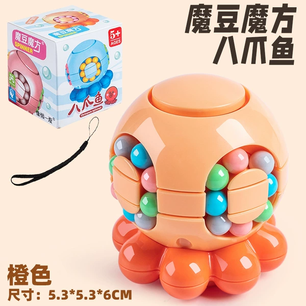 [Orange] Small Octopus Magic Beans (Color Box)