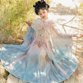 汉服禅茶服;童汉服;汉服套装