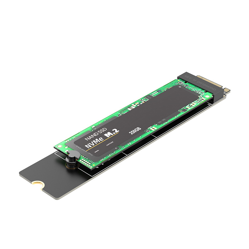 McWo KT034 M.2 NVME/NGFF SSD prueba de grado industrial tarjeta adaptador de soporte de tarjeta de protección de disco duro