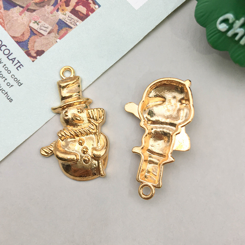 18297-kc金合金（圣诞节雪人）16x27-2g-梦家.