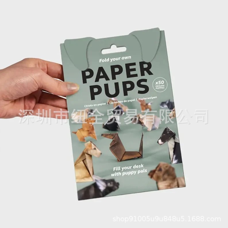 跨境热销Paper Cats Origami Craft Kit纸猫折纸工艺套件|undefined