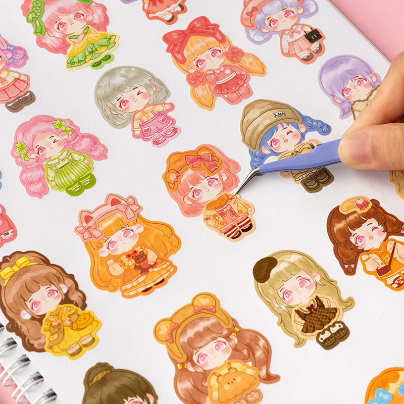 Cotton cartoon paper tape, creative decorations, scheduler
