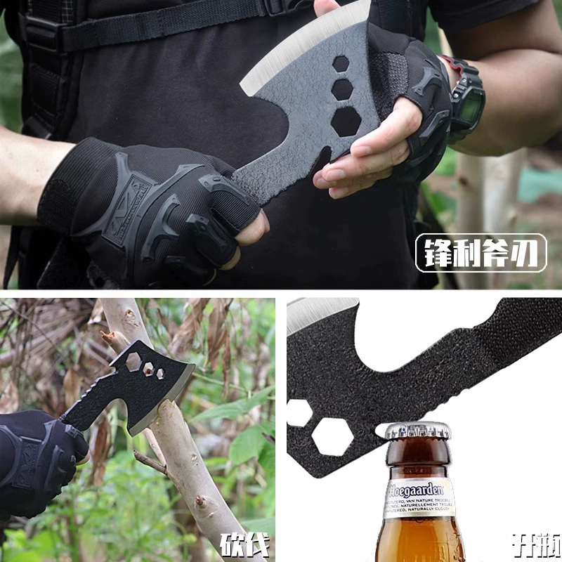 Уличная топор Multifunctional Engineering Tactical Axis Survival Ax Multi -Bindings Tools Ax
