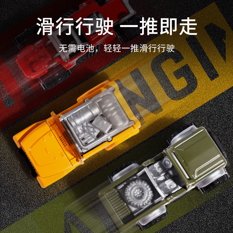 Mini Aleación de ingeniería vehículo traje de juguete de simulación de coche de juguete para niños niño excavadora modelo